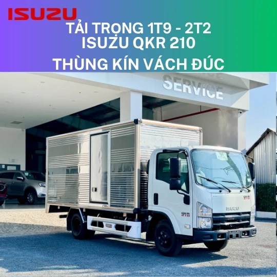 ISUZU QKR 210 THÙNG KÍN VÁCH ĐÚC GARAGE LƯỢM