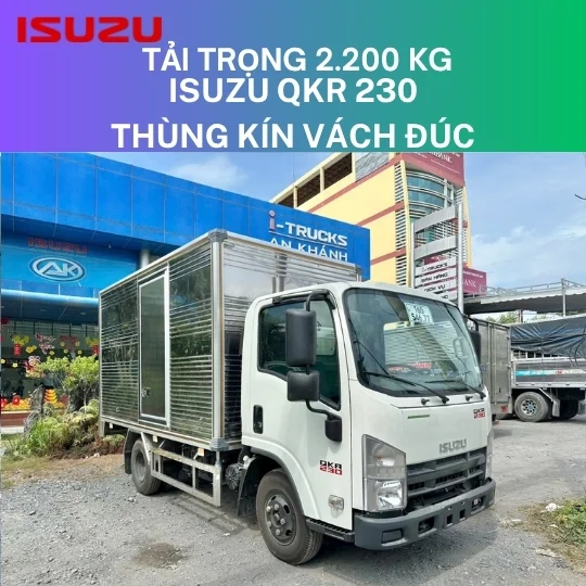 ISUZU QKR 230 THÙNG KÍN VÁCH ĐÚC GARAGE LƯỢM