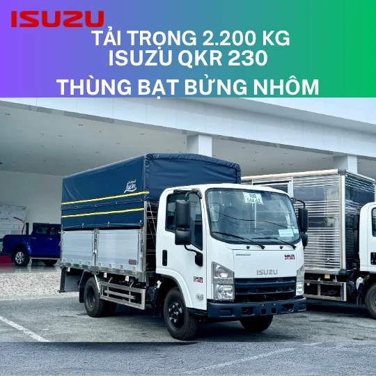 ISUZU QKR 230 THÙNG BẠT BỬNG NHÔM GARAGE LƯỢM