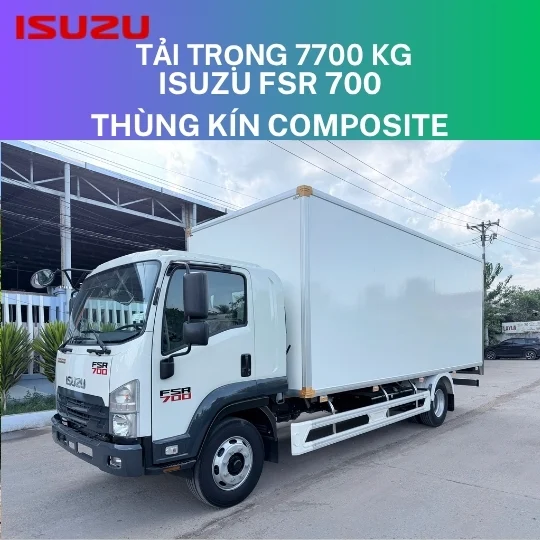 Isuzu FSR 700 THÙNG KÍN COMPOSITE